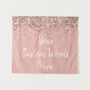 Tapete De Parede Festa de Aniversário Personalizada Ballet Rosa Dou