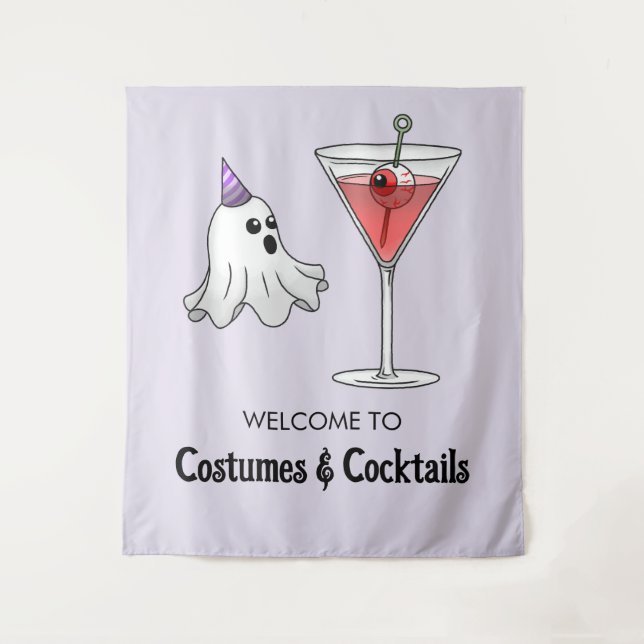 Tapete De Parede Festa de Costumes e Cocktails (Frente)