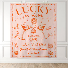 Tapete De Parede Festa de Despedida de Solteira Coquetel Laranja Lu