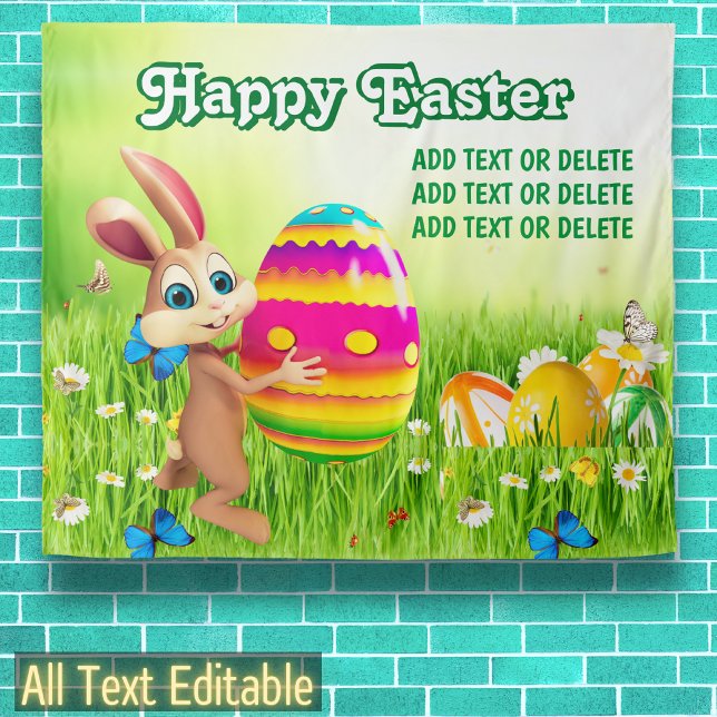 Tapete De Parede Festa de Páscoa de Caça de Ovo em Coelhinhos de Pá (Criador carregado)