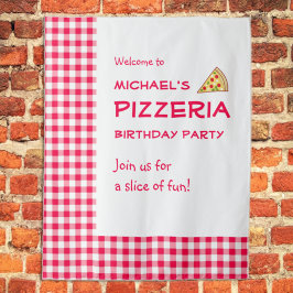Tapete De Parede Festa de Pizza Aniversário Infantil