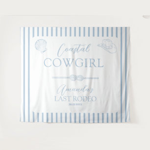 Tapete De Parede Festa de solteira Ocidental de Cowgirl Costeira