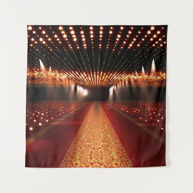 Tapete De Parede Festival do tapete vermelho: cena glamourosa. (Frente)