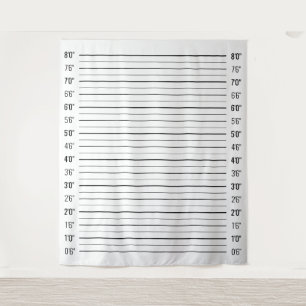 Tapete De Parede Ficha Policial Foto de Réu Fundo Branco