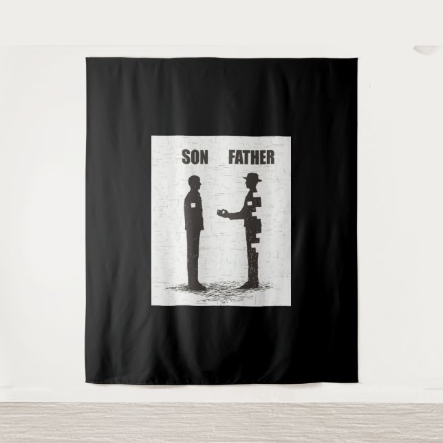 Tapete De Parede Filho E Pai (Frente)