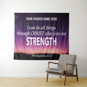 Tapete De Parede Filipenses 4:13 POSSO TUDO Igreja