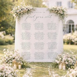 Tapete De Parede Find Your Seat Wedding Seating Chart Banner