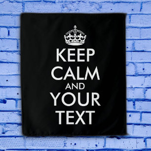 Tapete De Parede Fique calma e continue - Crie o seu