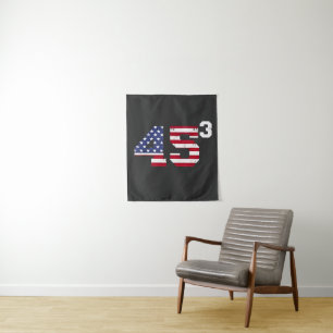 Tapete De Parede Fique com 45 Pro Trump USA Flag 4 de 4 de julho