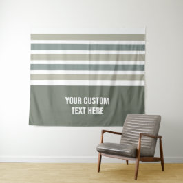 Tapete De Parede Fitas de texto personalizadas com padrão de distri