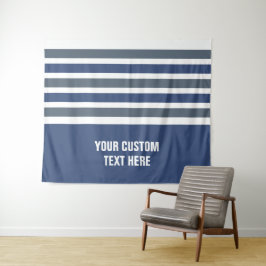 Tapete De Parede Fitas de texto personalizadas com padrão de distri