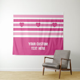 Tapete De Parede Fitas de texto personalizadas com padrão de distri