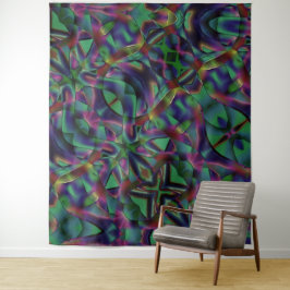 Tapete De Parede Fitas intertecidas de cor escurecida