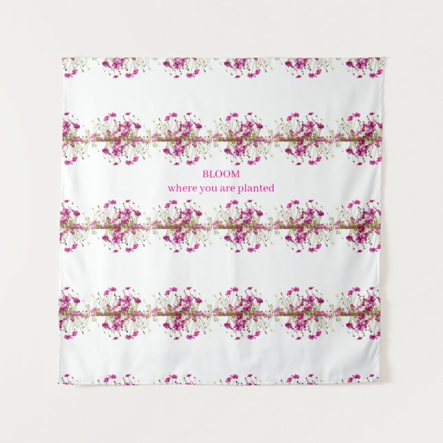 Tapete De Parede Flat Save The Date Card (Frente)