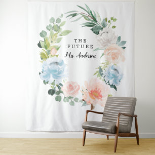 Tapete De Parede Fleur Jolie Pretty Floral Bridal Backdrop