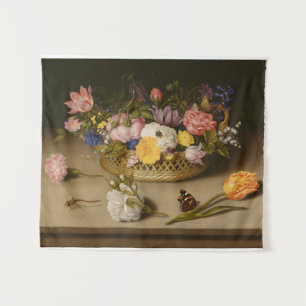 Tapete De Parede Flor Ainda Vida Ambrosius Bosschaert