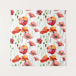 Tapete De Parede Flor De Papoila: Simples Fundo Sem Olhos.