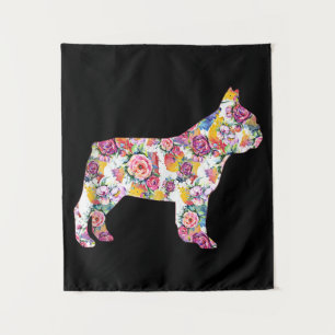Tapete De Parede Flor Patterno francês Bulldog francês Lover Gift