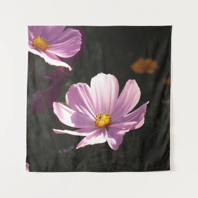TAPETE DE PAREDE FLOR PETALIZADO DE ROLO (Frente)