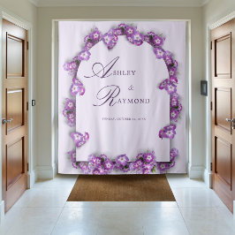 Tapete De Parede Florais Rústicos Elegantes e Modernos com Arco de