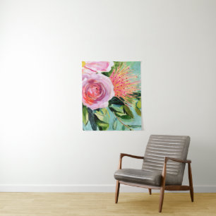 Tapete De Parede Floral Brushy I