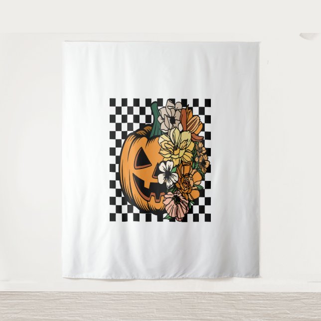 Tapete De Parede Floral Pumpkin (Frente)