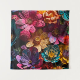 Tapete De Parede Flores