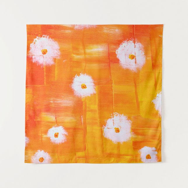 Tapete De Parede Flores bonitas de aquarela (Frente)