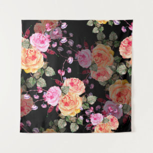 Tapete De Parede Flores buquês de aquarelas com flores aricóticas