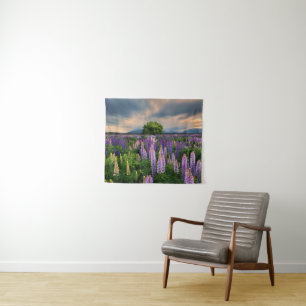Tapete De Parede Flores Campo de linha na Nova Zelândia