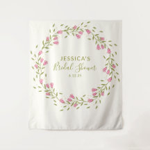 Flores de Jardim Rosa Rústico Personalizadas para 
