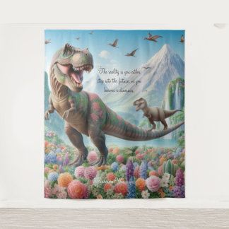 Tapete De Parede Flores De Montanha Dinossauros Personalizadas Tape