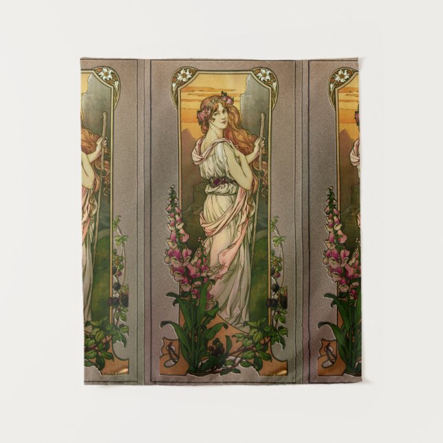 Tapete De Parede Flores de Montanhas por Elizabeth Sonrel (Frente)