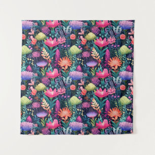 Tapete De Parede Flores do mar - Jardim dos fundos marinhos