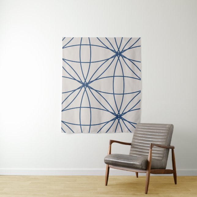 Tapete De Parede Flores e círculos 2 (versão 2) (In Situ)