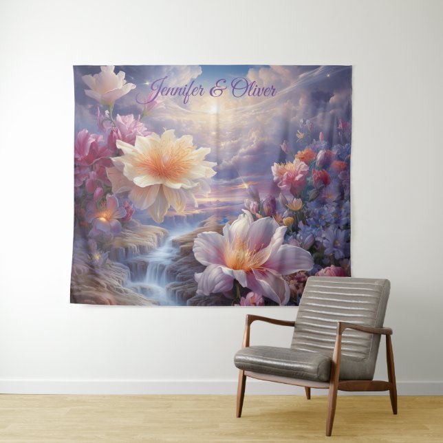 Tapete De Parede Flores Místicas do Realm Supernatural (In Situ (Horizontal))