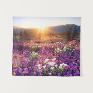 Tapete De Parede Flores silvestres ao pôr do sol Deserto de Anza-