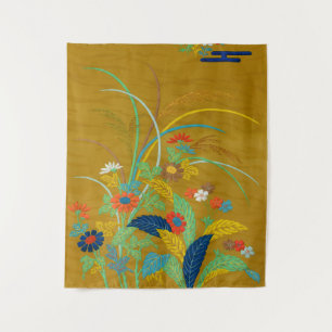 Tapete De Parede Flores Silvestres Japonesas Antigas G.A. Audsley