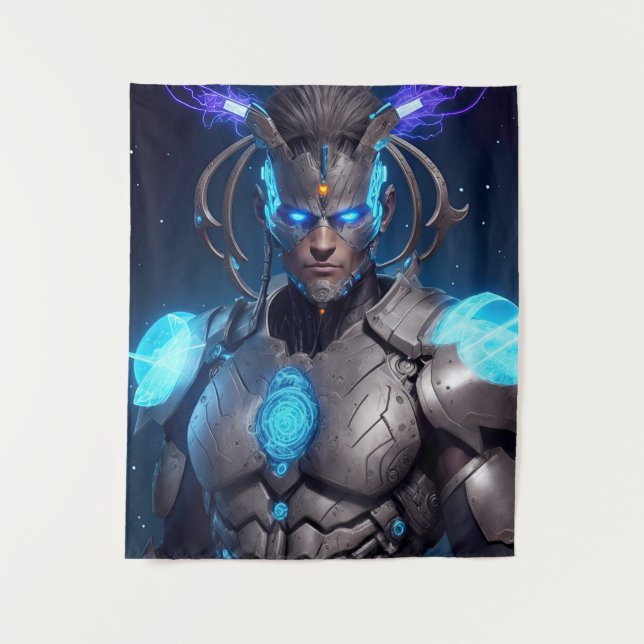 Tapete De Parede Flores Zeus Cyborg (Frente)