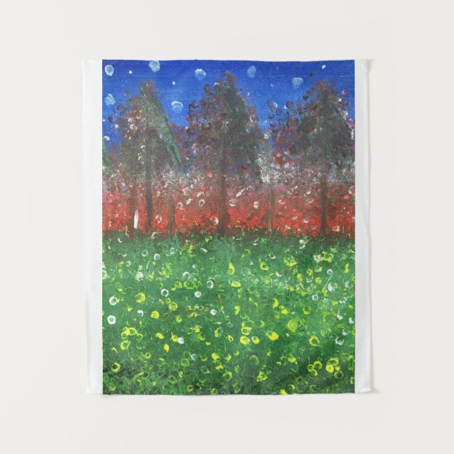 Tapete De Parede Floresta da Meia-Noite (Frente)