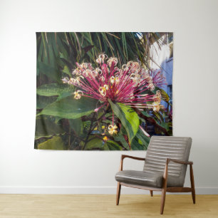Tapete De Parede Floresta de Flores do Clerodendrum de Starburst