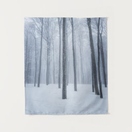 Tapete De Parede Floresta de inverno congelada