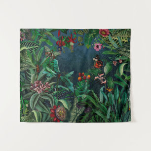 Tapete De Parede Floresta Tropical Fantástica da Meia-Noite