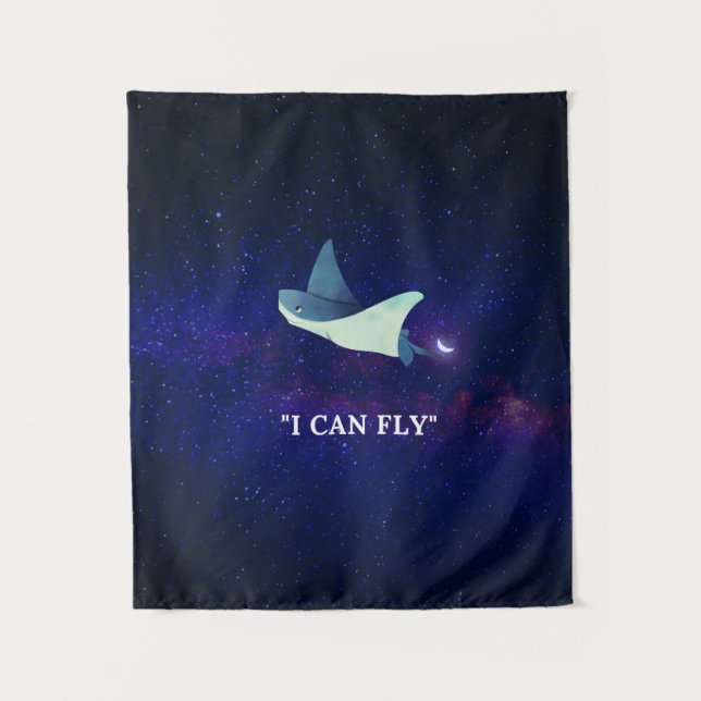 Tapete De Parede Flying Stingray (Frente)