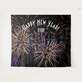 Tapete De Parede Fogueira de Ano Novo Fotografia Booth Fundo Faixa 