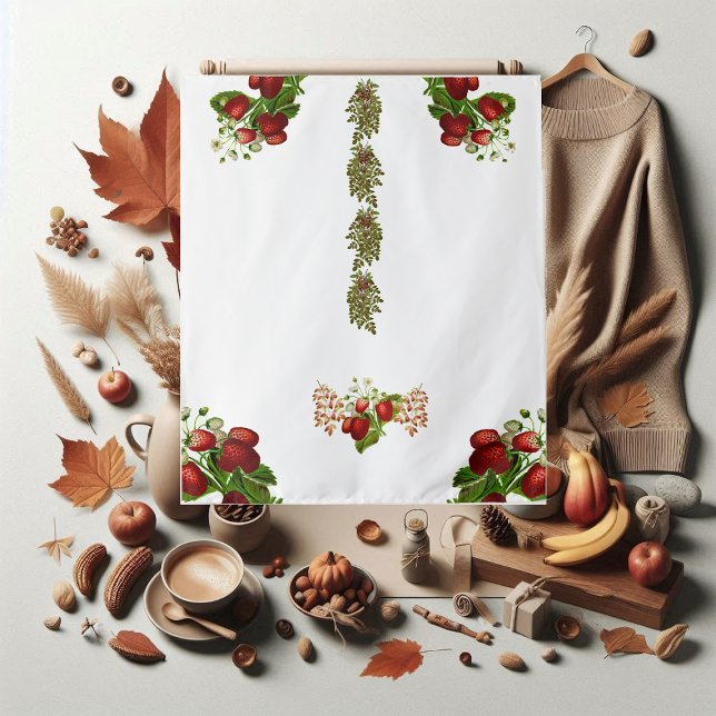 Tapete De Parede Folhagem de outono e outono do Berry (Fall & Autumn Berry Foliage Tapestry)