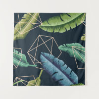 Folhas de abstrato: Linha Poligonal Sem Costura.