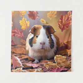 Tapete De Parede Folhas de outono de Suíno-guineense