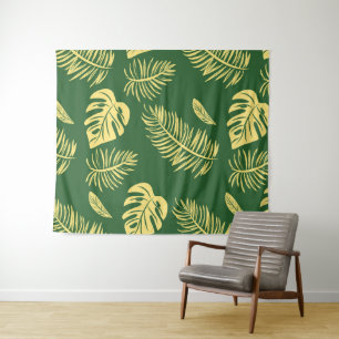 Tapete De Parede Folhas tropicais 19