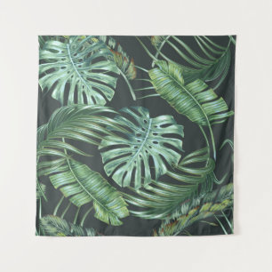 Tapete De Parede Folhas tropicais, monstera, folha de bananeira, ga